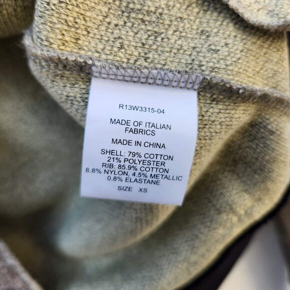 R13 Shrunken Metallic Roadie Jacket - Picture 7 of 8